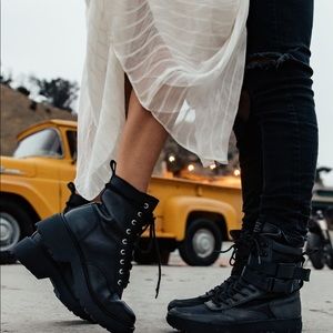 Steve Madden Tornado combat boots!